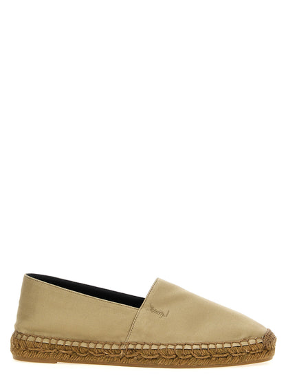 Logo embroidery espadrilles Flat shoes