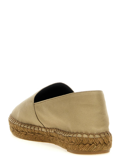 Logo embroidery espadrilles Flat shoes