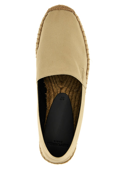 Logo embroidery espadrilles Flat shoes