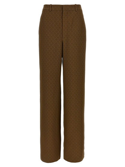 'Medaglioni' twill pants Pants