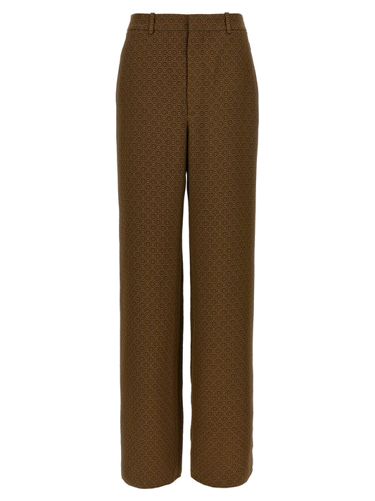 'Medaglioni' twill pants Pants