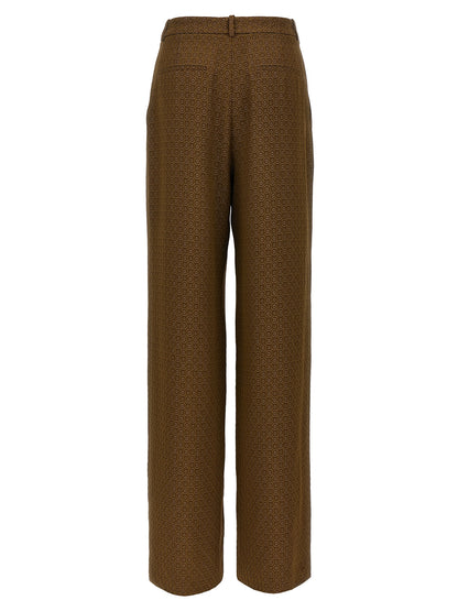 'Medaglioni' twill pants Pants