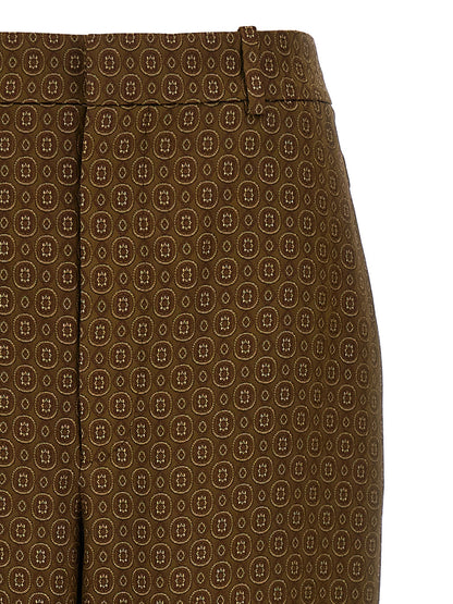 'Medaglioni' twill pants Pants