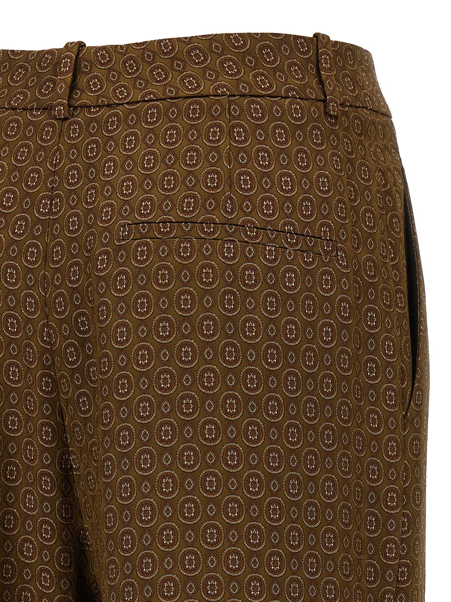 'Medaglioni' twill pants Pants
