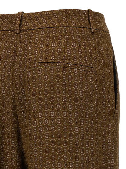 'Medaglioni' twill pants Pants