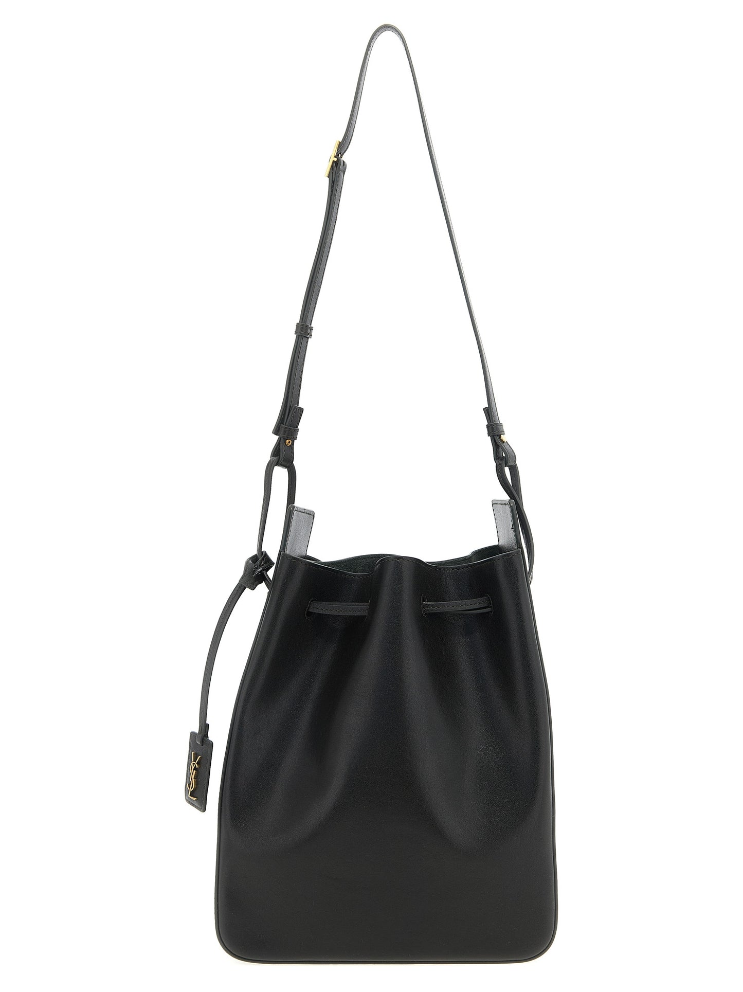 Large leather bucket bag Crossbody bags