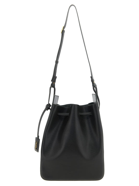 Large leather bucket bag Crossbody bags
