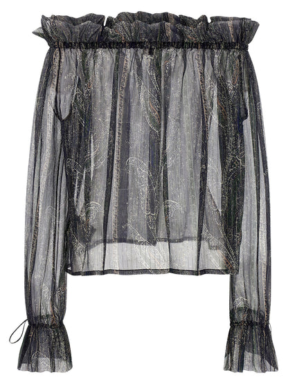 Lurex blouse Shirt, blouse