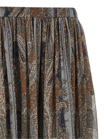 Paisley skirt Skirts