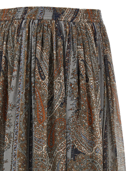 Paisley skirt Skirts