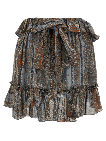 All over print skirt Skirts