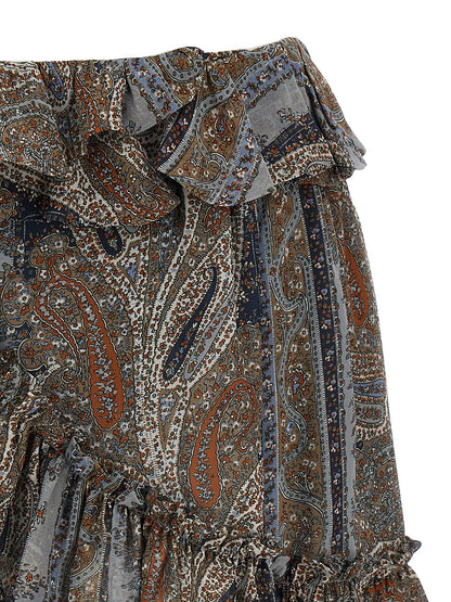 All over print skirt Skirts