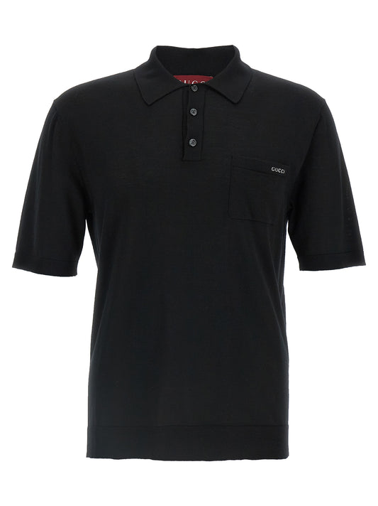 'Intarsio Gucci' polo shirt Polo