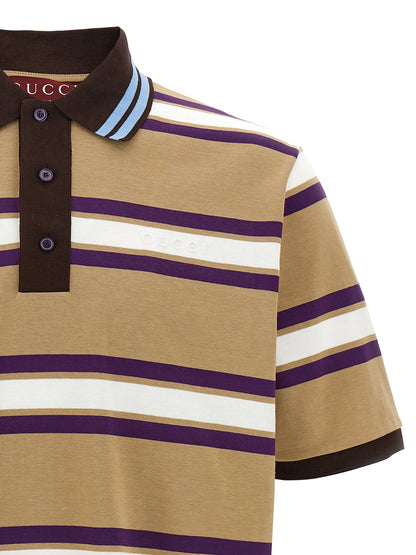 Embossed logo polo shirt Polo