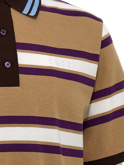 Embossed logo polo shirt Polo