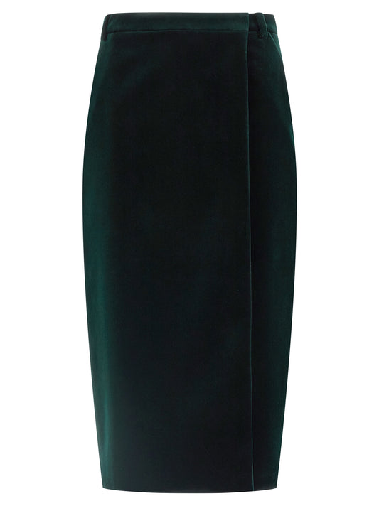 Velvet skirt Skirts
