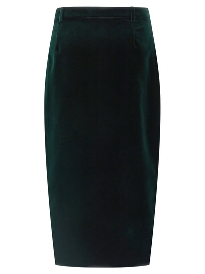 Velvet skirt Skirts