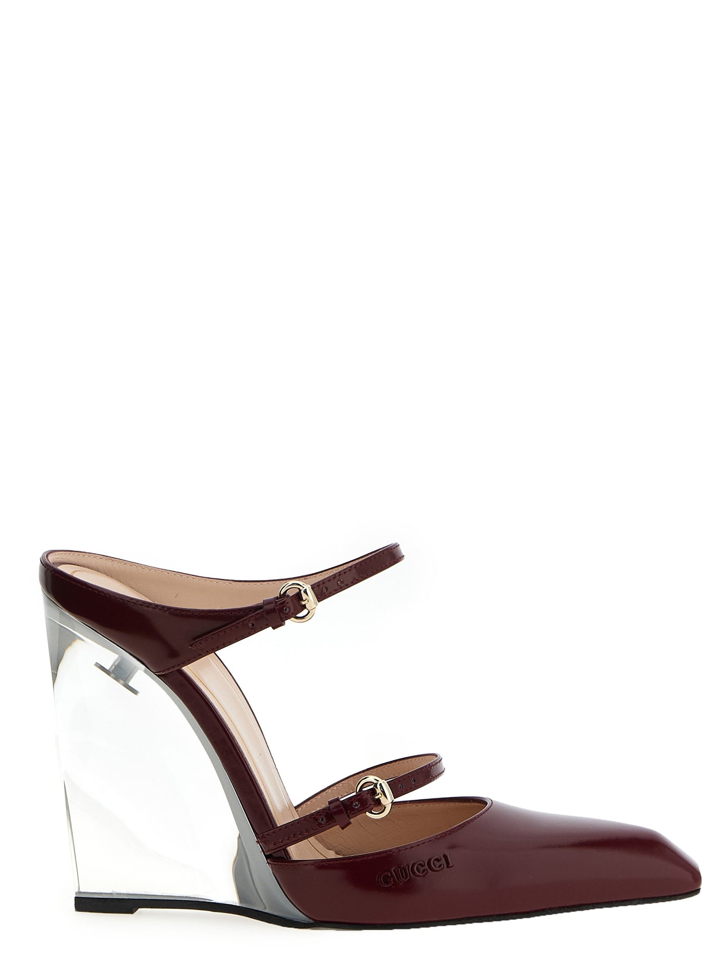 'Gucci Rosso Ancora' sabots Wedges