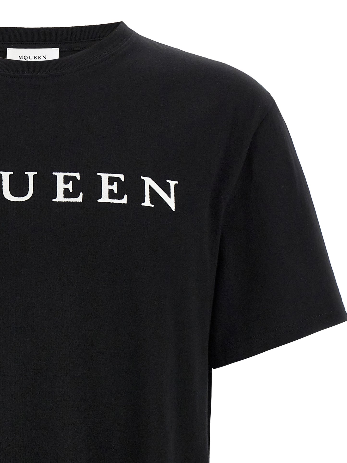 Flocked 'McQueen' T-shirt T-shirt