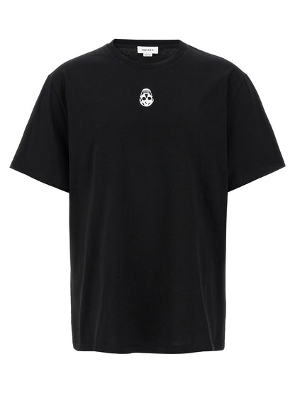 Flocked 'Skull' T-shirt T-shirt