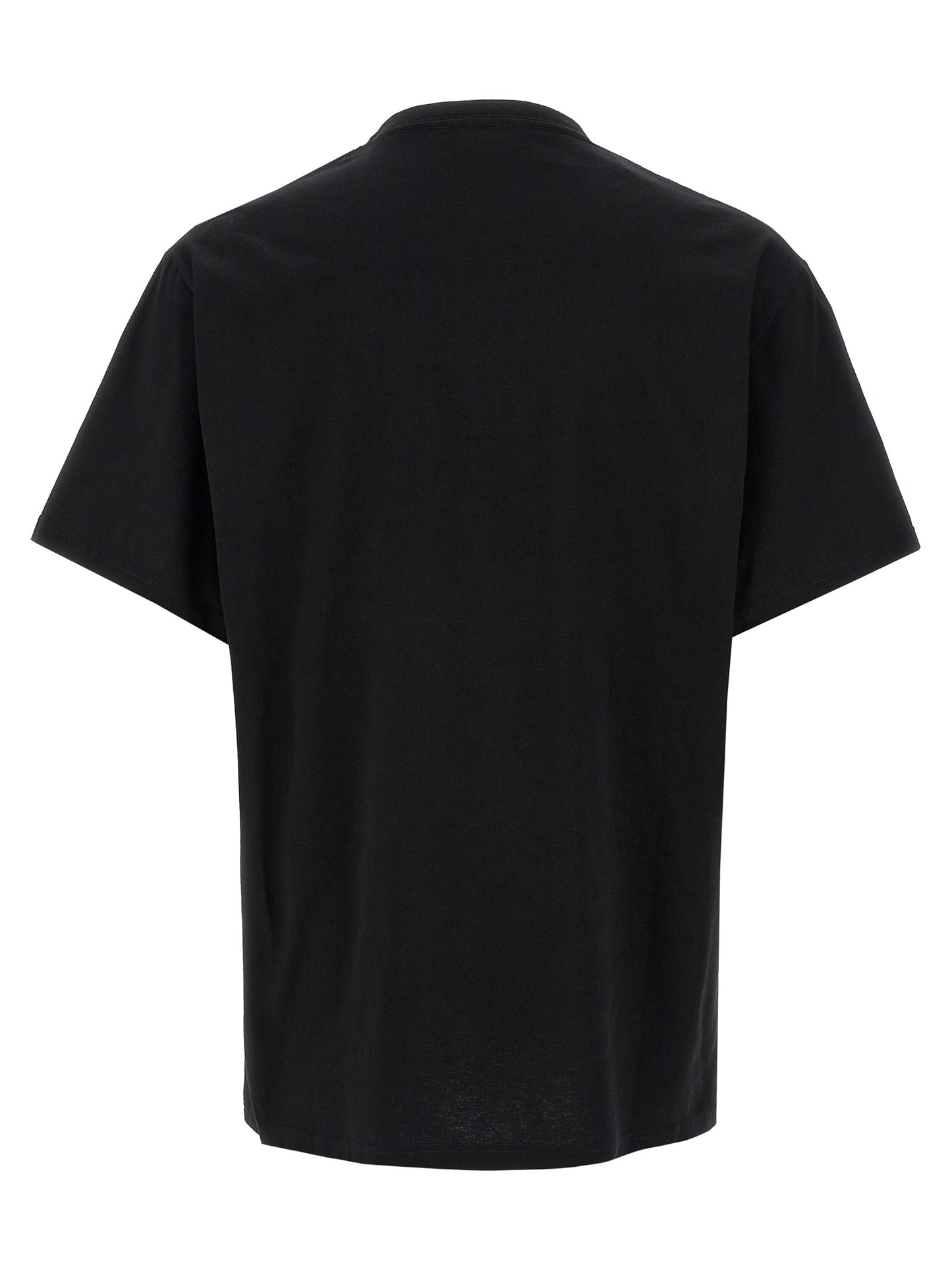 Flocked 'Skull' T-shirt T-shirt