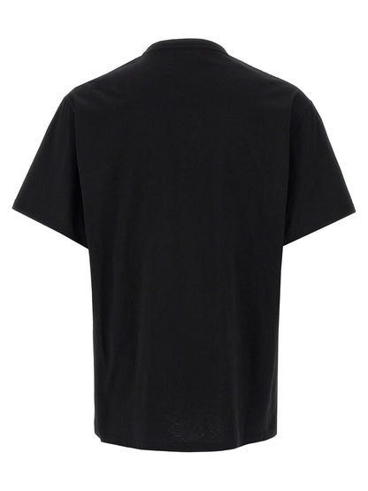 Flocked 'Skull' T-shirt T-shirt