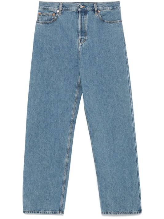 BAGGY PNT BLEACH DENIM_PETITE JEANS
