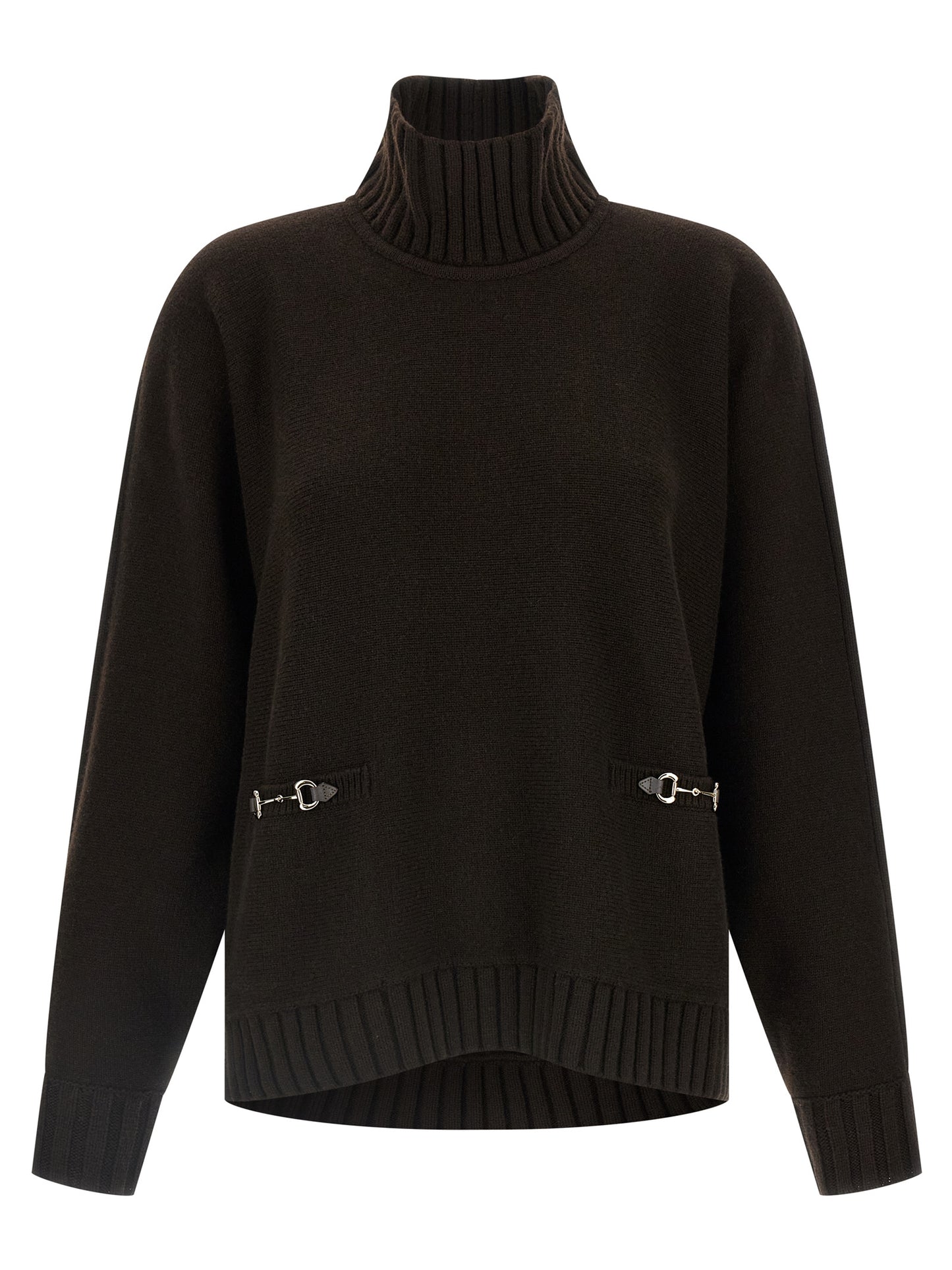 Turtleneck Horsebit Sweater, cardigans