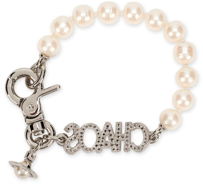 Bracelet with chain and pearls RTW