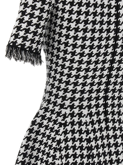 Houndstooth dress Dresses