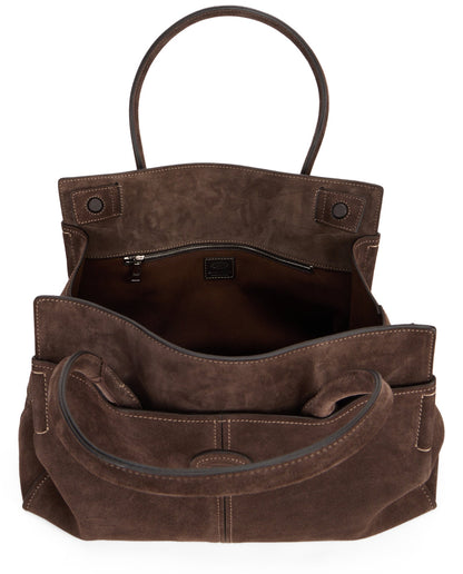 Shopping Bag M in suede BAGS