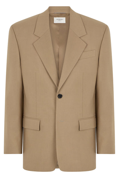 Single-breasted wool blazer RTW