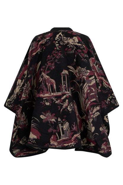 Cape with paisley pattern ACC