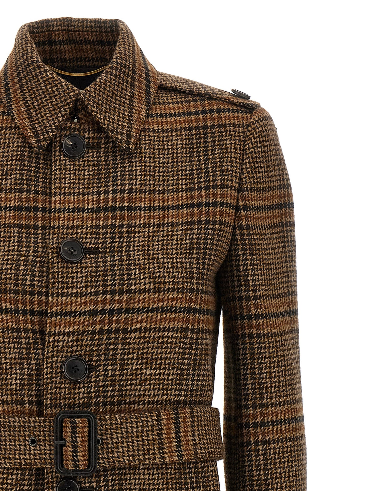 Prince of Wales Wool coat Coats, trench coats