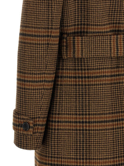 Prince of Wales Wool coat Coats, trench coats