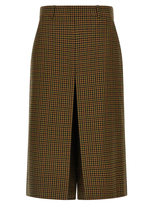 Pied de Poule pant skirt Pants