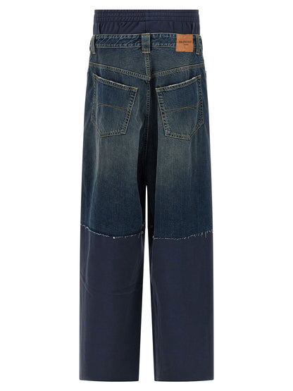Jeans insert joggers Pants