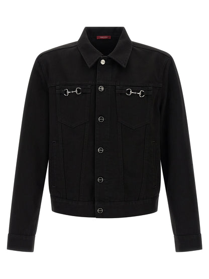 'Morsetto' denim jacket Down jacket, Parka, Casual jackets