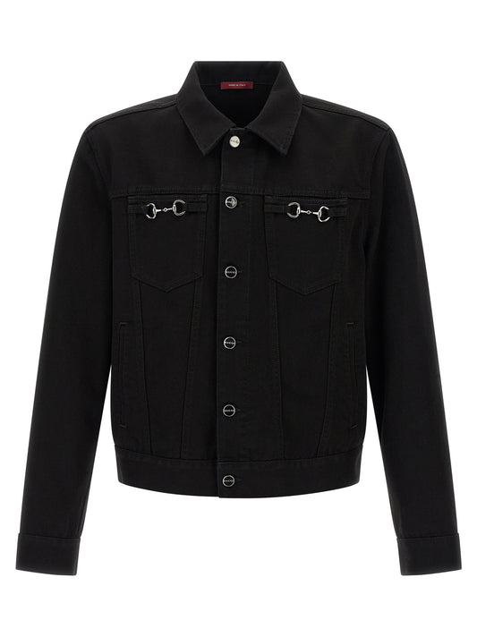 'Morsetto' denim jacket Down jacket, Parka, Casual jackets