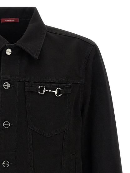'Morsetto' denim jacket Down jacket, Parka, Casual jackets