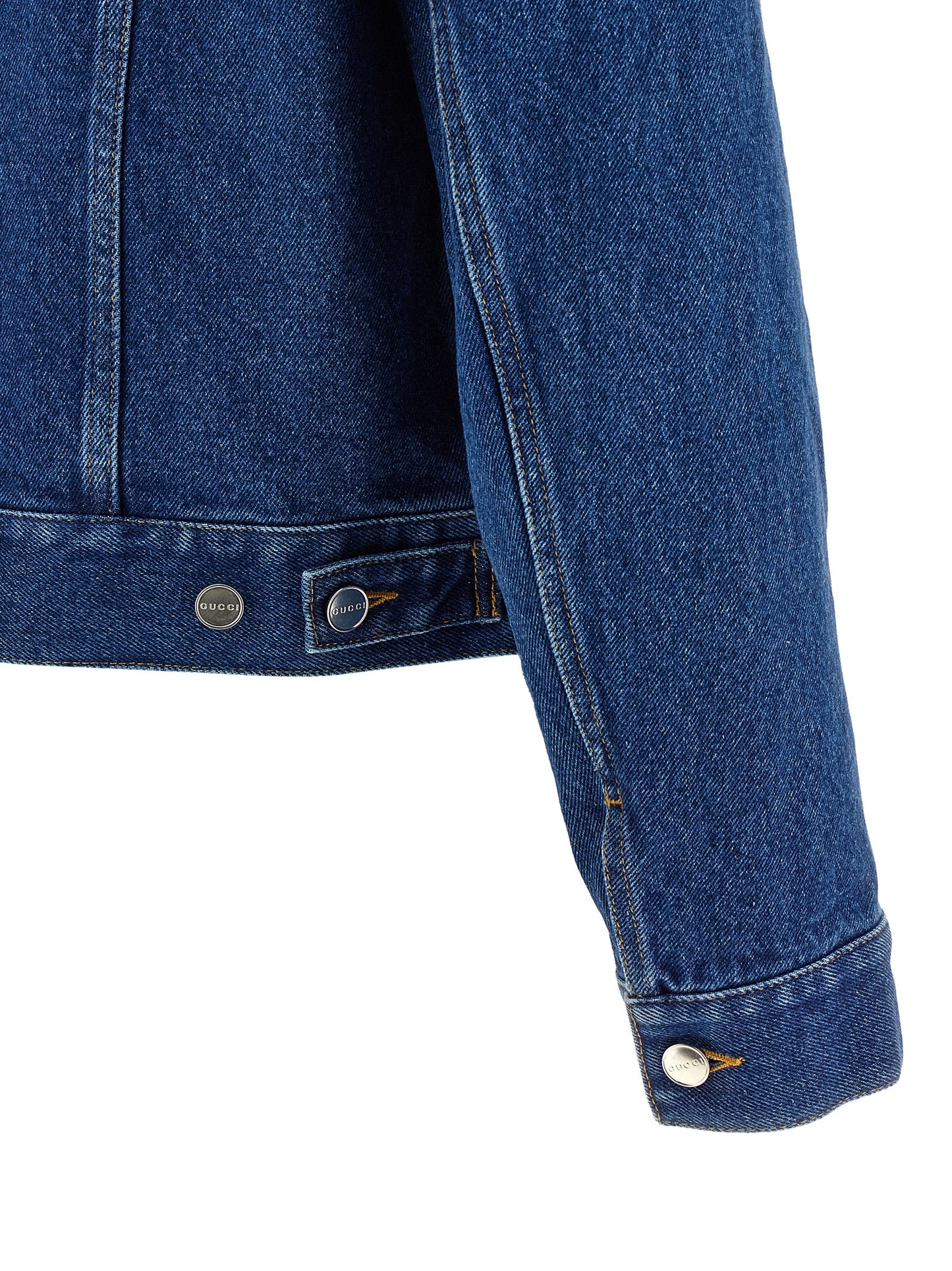 Horsebit denim jacket Down jacket, Parka, Casual jackets