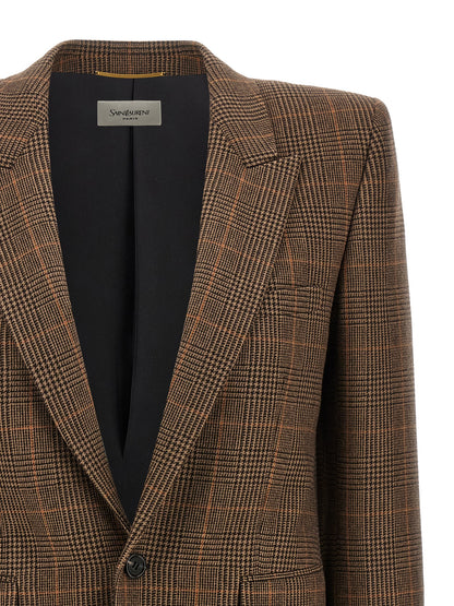 Check wool blazer Blazer, suits