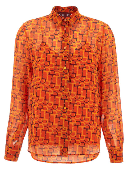 Clamp print shirt Shirt, blouse