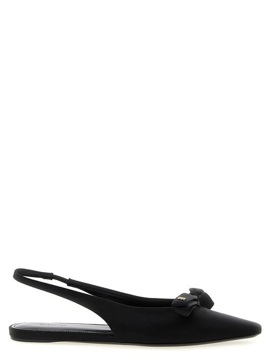 'Nano Bow Sling' slingback Flat shoes