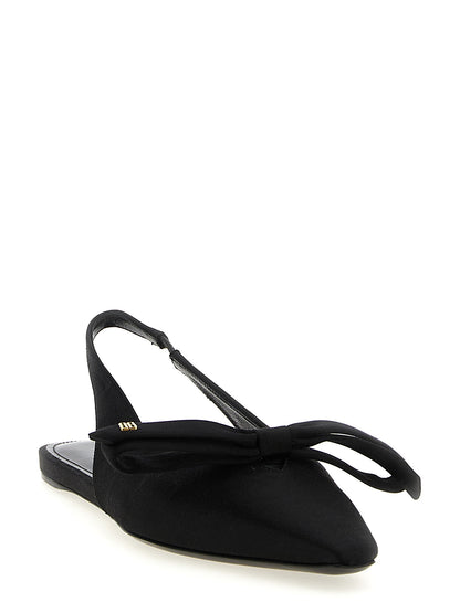 'Nano Bow Sling' slingback Flat shoes