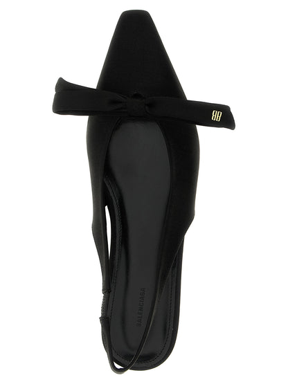 'Nano Bow Sling' slingback Flat shoes