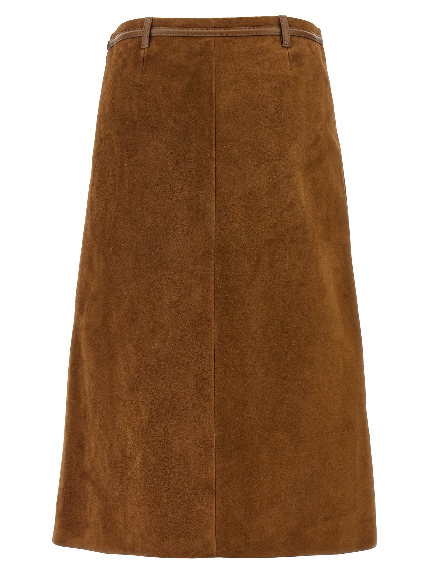 Suede Skirt Horsebit Skirts