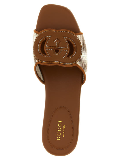 'Incrocio GG' sandals Sandals