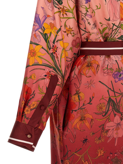'Gucci Flora' print dress Dresses