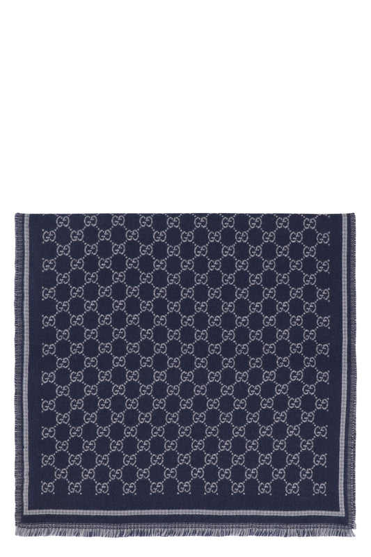 Gucci Wool scarf GG jacquard